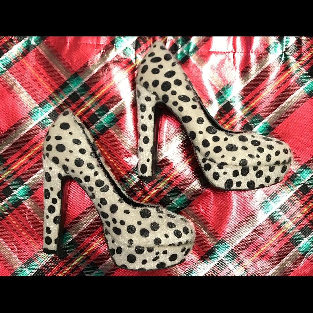 PINK&PEPPER multi -color weave Platform shoes 6